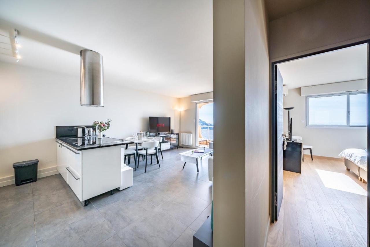 Baie Roquebrune, Balcon Vue Mer, Parking Gratuit - Ao Esterno foto